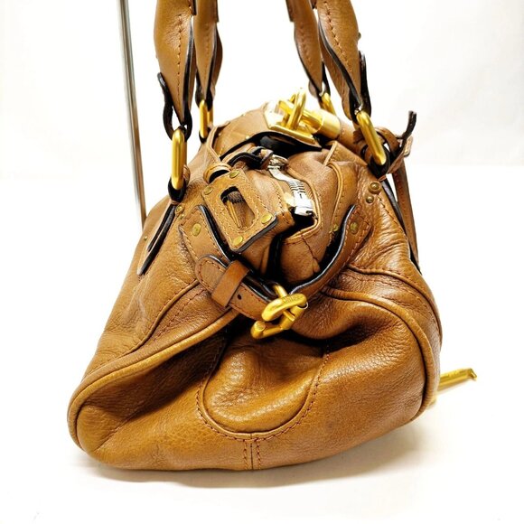 Chloe Hand Bag Brown Leather mon-875-091325 - Picture 4 of 16